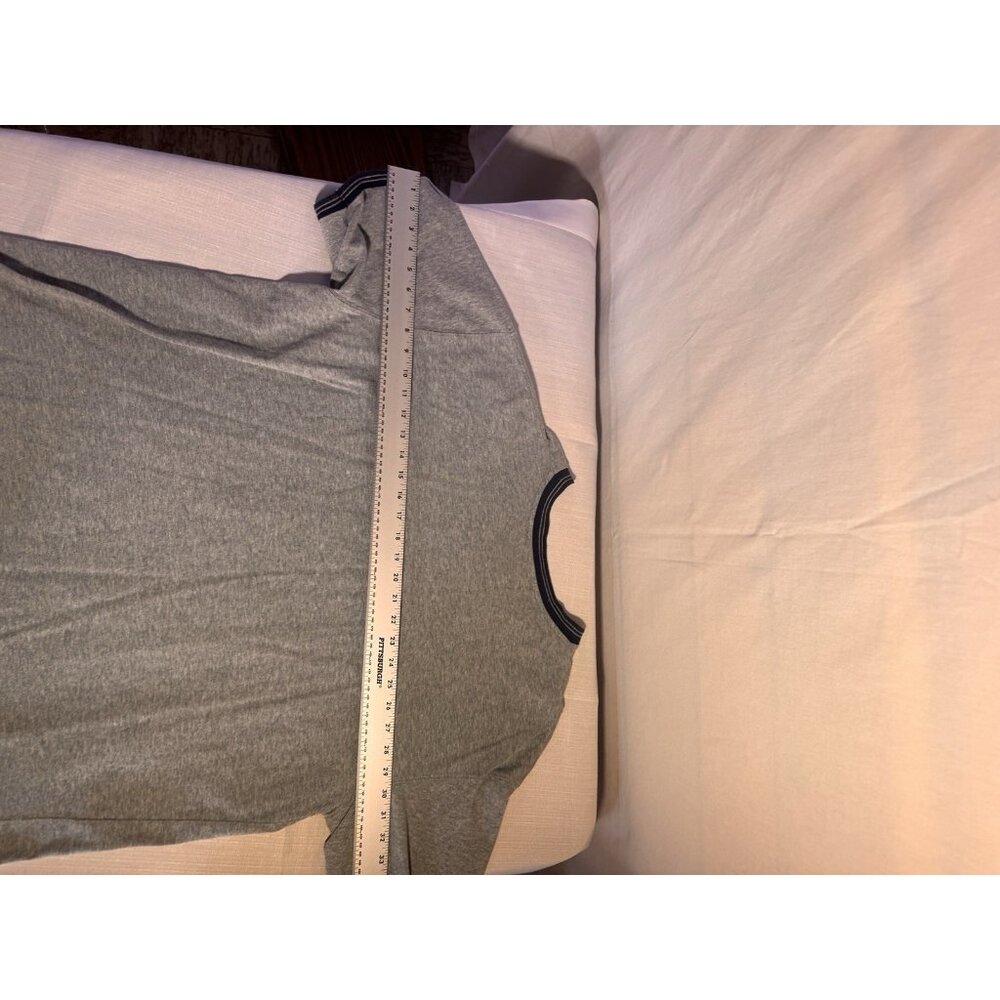 Vintage Disneyland Mickey Mouse V-Neck Ringer T-Shirt Gray XL Disney - Picture 7 of 9